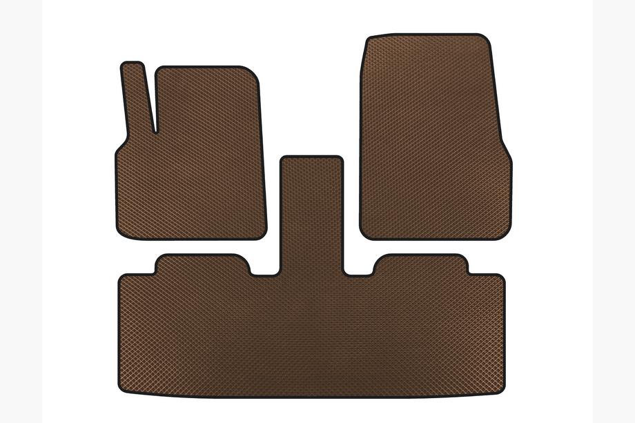 Renault Espace 2002–2014 EVA-bilmattor (2 rader, 7-sits, brun) Image