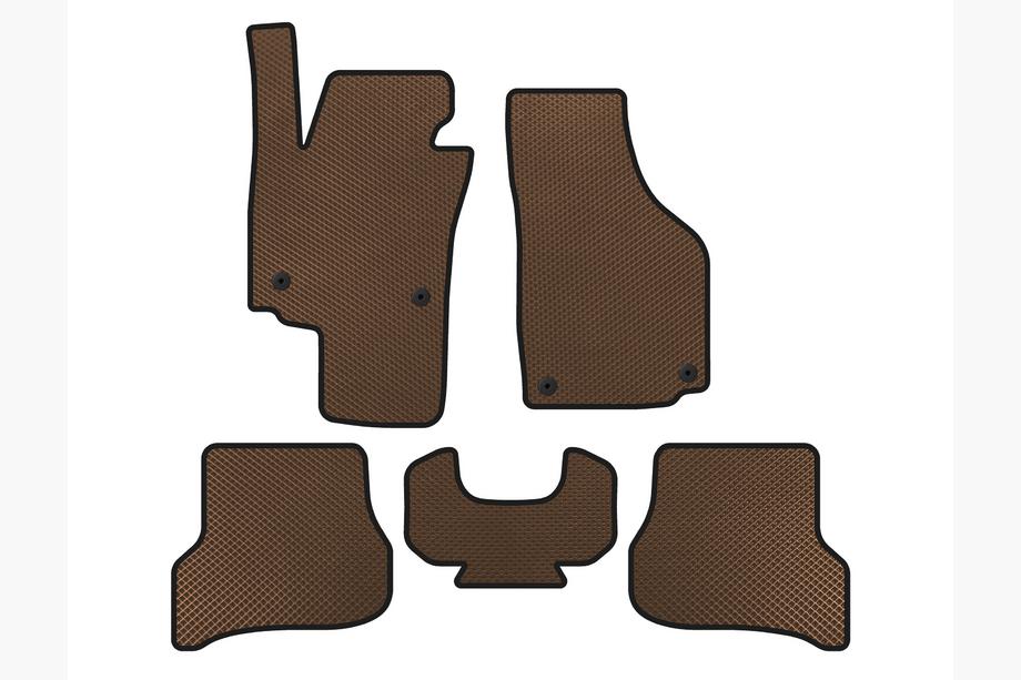 Seat Altea 2004–2015 EVA bilmattor (brun) Image