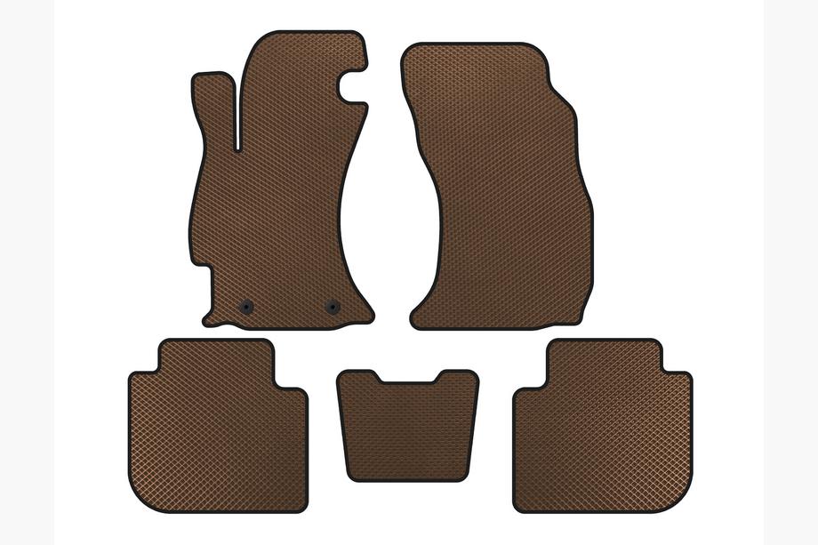 Subaru Forester 2013–2018 EVA bilmattor (2013-2017, Brun) Image