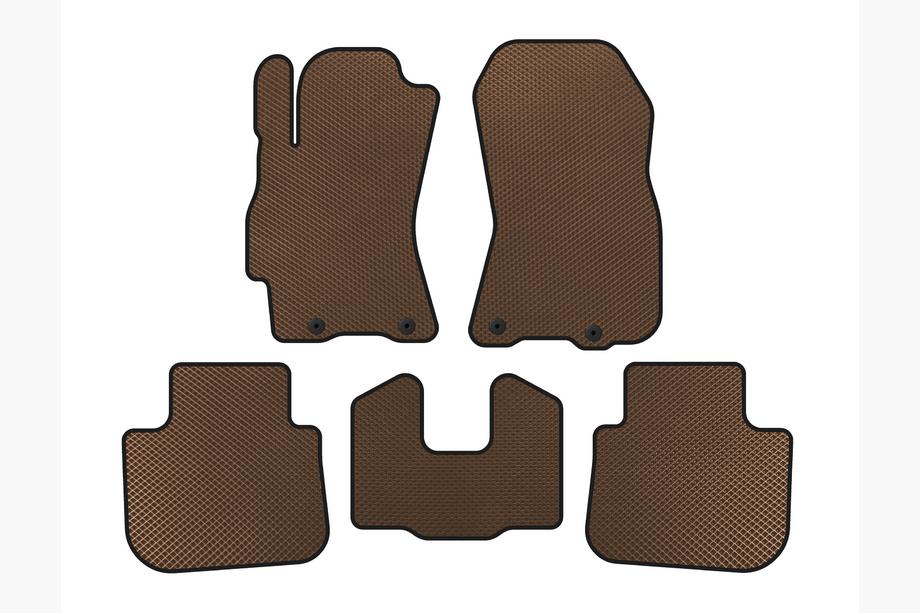 Subaru Outback 2009–2014 EVA bilmattor (brun) Image
