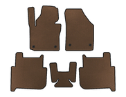 Volkswagen Touran 2003–2010 EVA mattor (2 rader, 2006-2010, 7-sits, Brun) foto 1