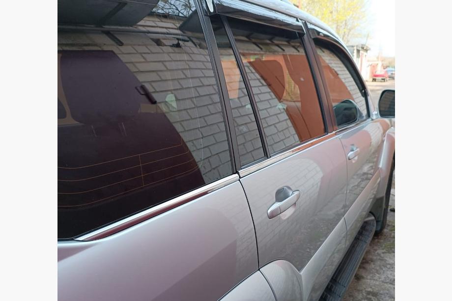 Toyota Land Cruiser Prado 120 2002–2009 Yttre fönsterlister (6 st, rostfritt stål) OmsaLine – italienskt rostfritt stål Image