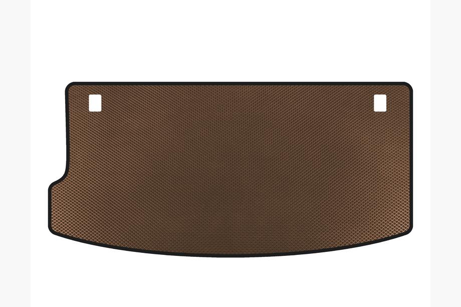 Hyundai I-10 2008–2013 EVA bagagerumsmatta (HB, brun) Image