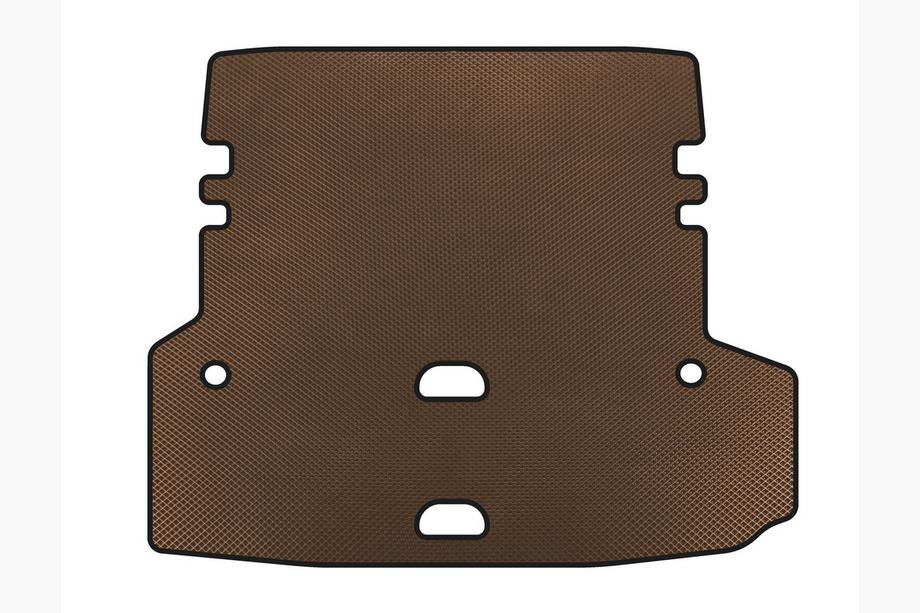 BMW 3-serien F30/F31 2012–2019 EVA V-1 bagagerumsmatta (för F-31, brun) Image