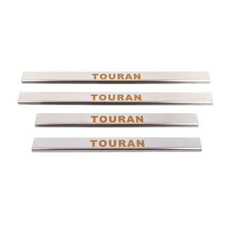 Instegslister Carmos (4 st, rostfritt) Volkswagen Touran 2003–2010 foto 2
