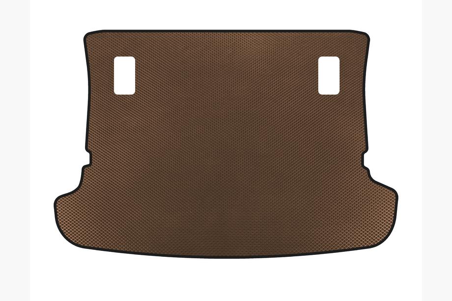 Toyota Corolla Verso 2004–2009 Bagagerumsmatta (7-sits, brun) Image