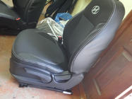Hyundai Accent 2011–2017 Sätesöverdrag (konstläder↗tyg, Premium) foto 5