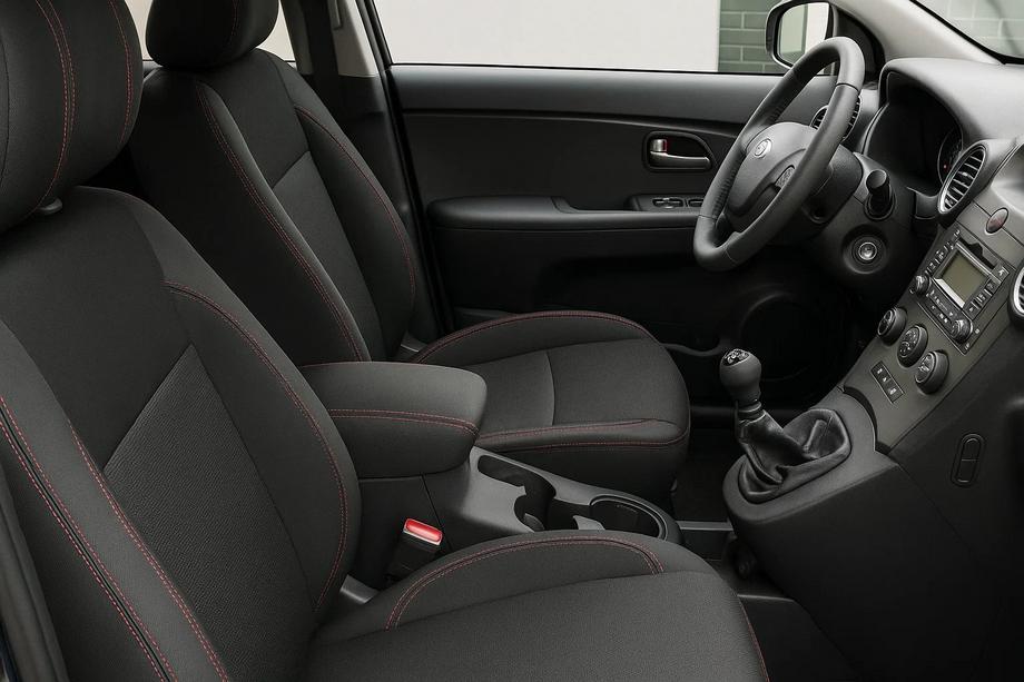Kia Carens 1999–2012 Sätesöverdrag i ekoläder Brothers Premium (5 säten, 2006-2012) Image