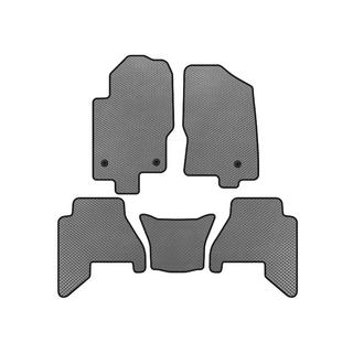 EVA V2 bilmattor (2 rader, Grå, 2010-2014) Nissan Pathfinder R51 2005–2014