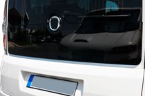 Opel Combo 2012–2018 Bakrutelisten (rostfritt stål) foto 4