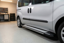 Opel Combo 2012–2018 Sidosteg Rainbow (2 st, aluminium) foto 1