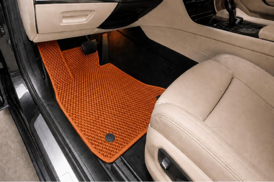 BMW 7-serien F01/F02 2008–2015 EVA bilmattor (för F01, orange) Image