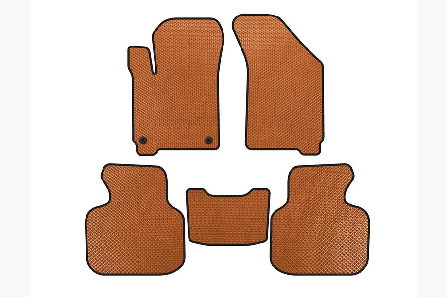 Dodge Journey 2008–2020 EVA bilmattor (2011-2020, 7-sits, Orange) Image