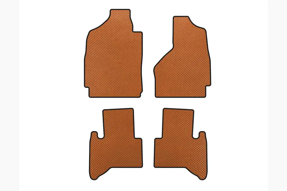 Dodge RAM (DR/DH/D1/DC/DM) 2002–2009 EVA-golvmattor (2002-2009, Orange) Image