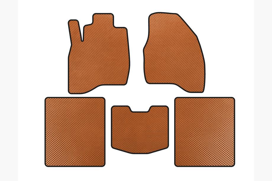 Ford Explorer 2011–2019 EVA-bilmattor (2015-2019, 5-sits, Orange) Image