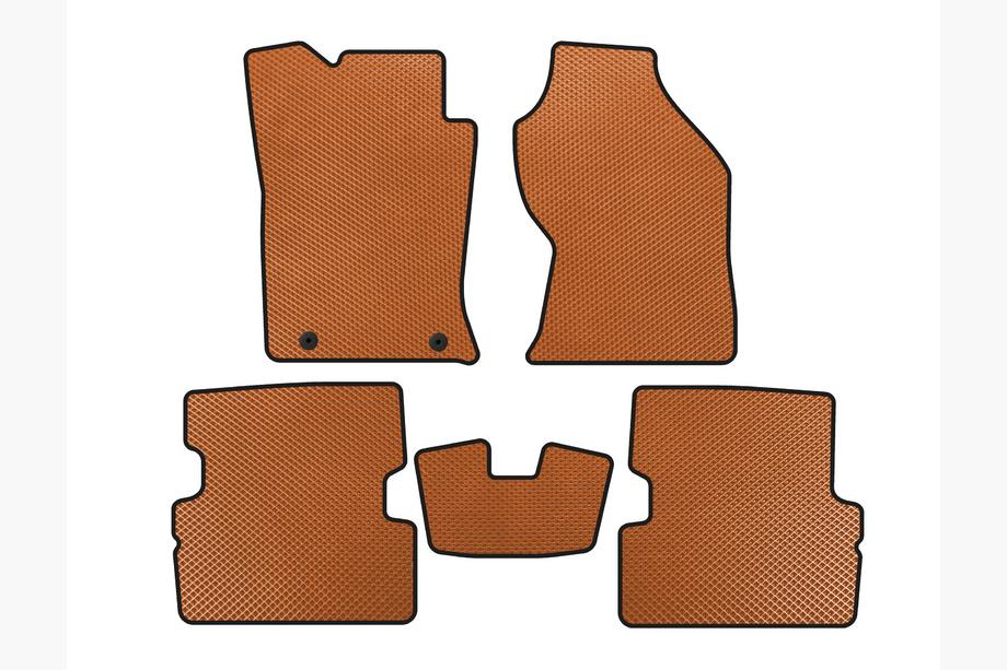Ford Focus I 1998–2005 EVA-golvmattor till kupén (2001-2005, SW, Orange) Image