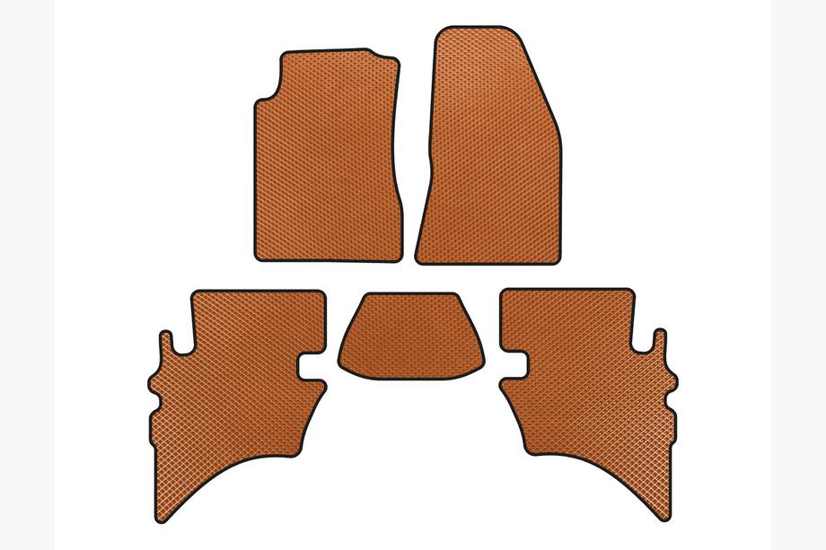 Ford Ranger 2002–2006 EVA bilmattor (Orange) Image