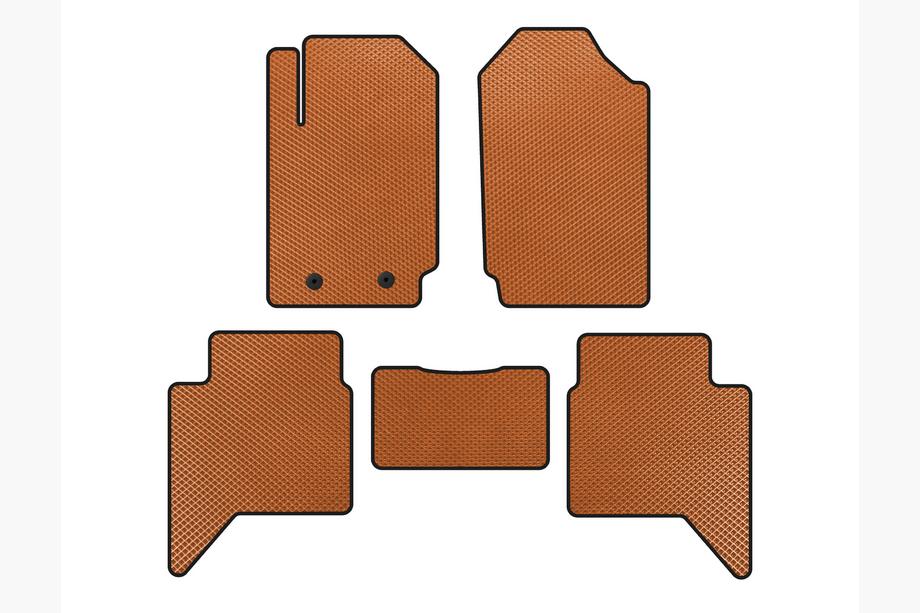 Ford Ranger 2011–2022 EVA bilmattor (Orange) Image