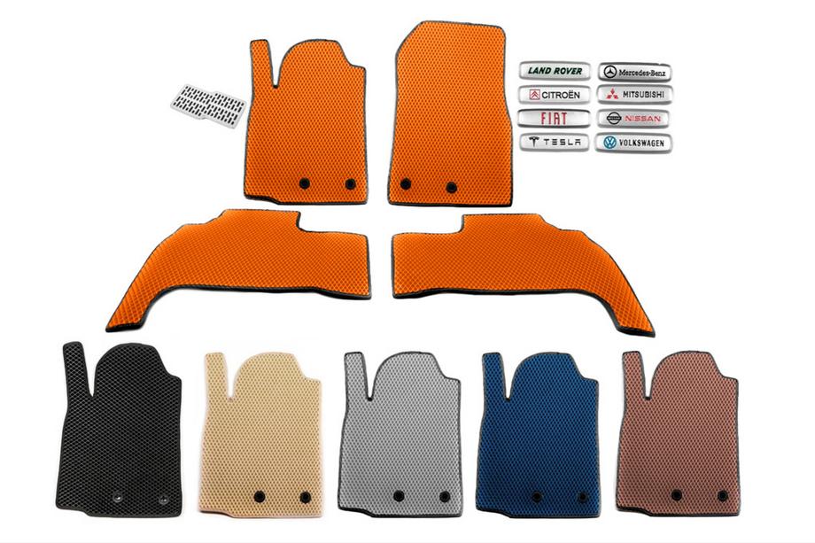 Mazda 2 2007–2014 EVA bilmattor (Orange) Image