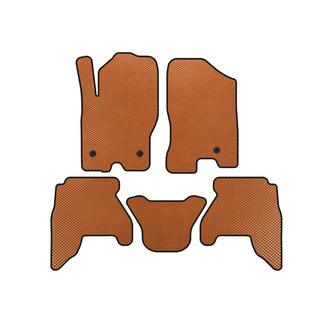 EVA bilmattor (2 rader, Orange, 2010-2014) Nissan Pathfinder R51 2005–2014