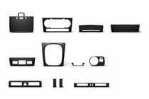 Audi A3 2003–2012 Dekorativa instrumentpanelsinlägg (Hartman) Kolfiber foto 1