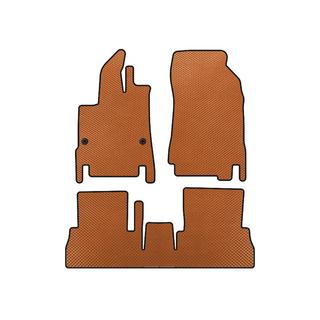 EVA-golvmattor (7-sits/Lång hjulbas, Orange) Peugeot Partner/Rifter 2019–
