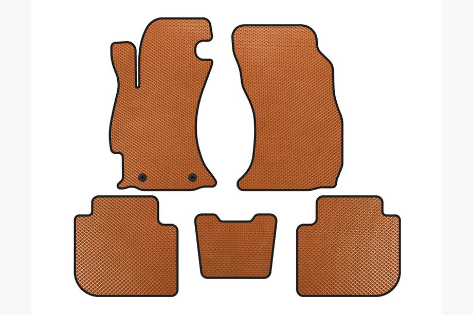 Subaru Forester 2013–2018 EVA bilmattor (2013-2017, Orange) Image