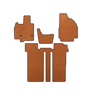 EVA bilmattor (2 rader, 6-sits, orange)