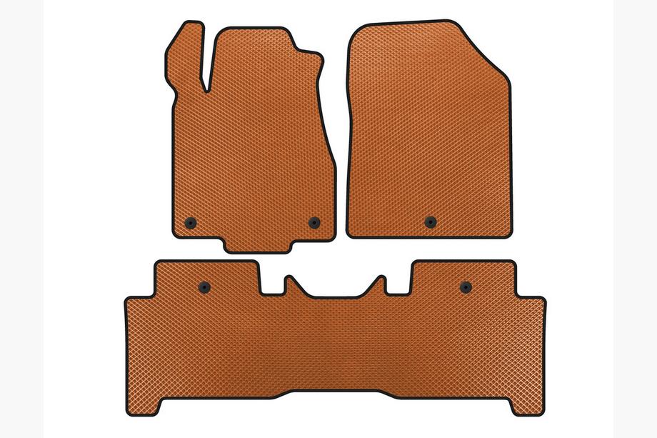 Acura MDX 2007–2013 EVA bilmattor (2 rader, orange) Image