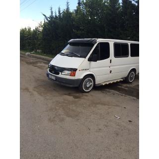 Vindrutespoiler (svart blank, 5 mm) Ford Transit 1991–2000 foto 4