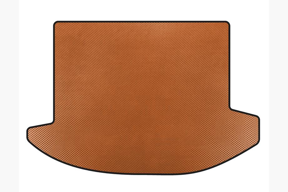 Kia Carens 1999–2012 EVA bagagerumsmatta (2006-2012, 2 rader, 7-sits, Orange) Image