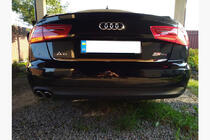 Audi A6 C7 2011–2017 Kromlist till baklucka (rostfritt stål) foto 3