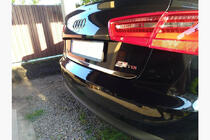 Audi A6 C7 2011–2017 Kromlist till baklucka (rostfritt stål) foto 2