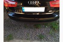 Audi A6 C7 2011–2017 Kromlist till baklucka (rostfritt stål) foto 1
