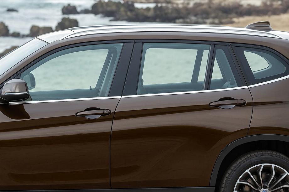 BMW X5 E70 2007–2013 Nedre fönsterlister (6 st, rostfritt stål) Carmos - turkiskt stål Image