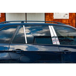 Dörrstolpslister (rostfritt stål) BMW X5 E70 2007–2013 foto 4