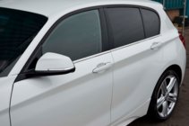 BMW 1-serien F20/F21 2011–2019 Fönsterlist (rostfritt stål) foto 2
