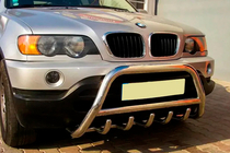 BMW X5 E53 1999–2006 Frontbåge WT003 (rostfritt stål) foto 2