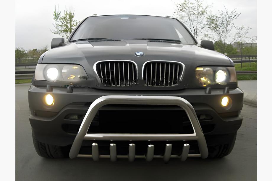 BMW X5 E53 1999–2006 Frontbåge WT003 (rostfritt stål) Foto 3