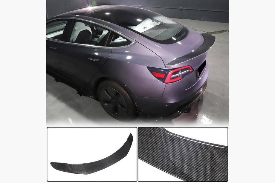 Tesla Model 3 2017– Spoiler V1 (2017-2023, kolfiber) Image