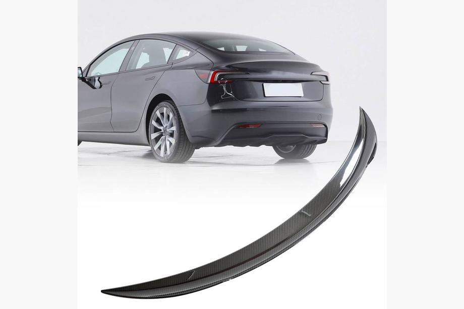 Tesla Model 3 2017– Spoiler V1 (2023+, Kolfiber) Image