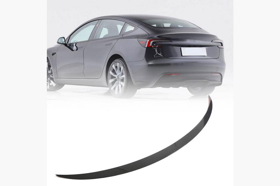 Tesla Model 3 2017– Spoiler V2 (2023+, kolfiber) Image