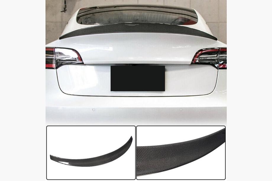 Tesla Model 3 2017– Spoiler V10 (2017-2023, kolfiber) Image