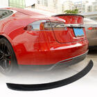 Tesla Model S 2012– Spoiler V3 (kolfiber) foto 2