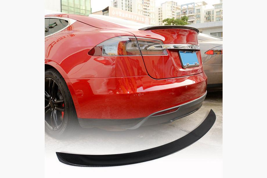 Tesla Model S 2012– Spoiler V4 (Kolfiber) Image