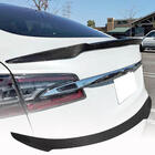Tesla Model S 2012– V5-spoiler (kolfiber, blank) foto 1