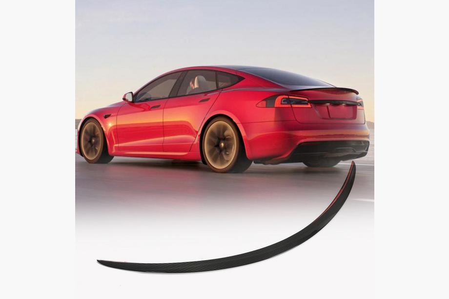 Tesla Model S 2012– Spoiler i torr kolfiber V9 (2012-2022) Image