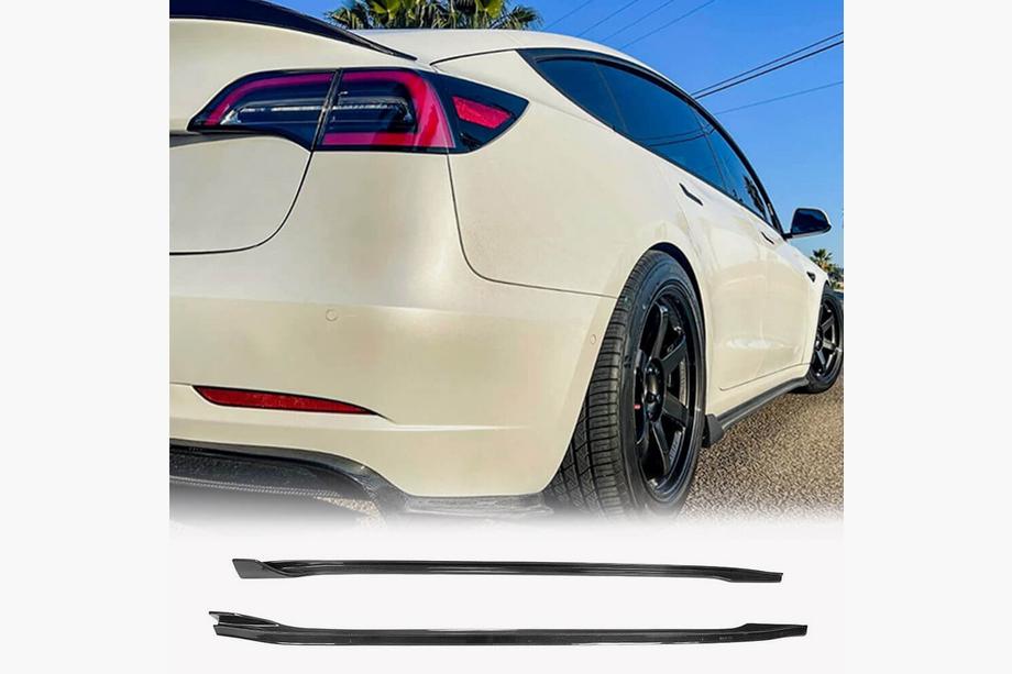 Tesla Model 3 2017– Tröskelskydd Carbon V2 (2016-2022) Image