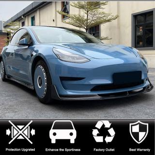 Sidoskärtsförlängningar V3 (2017-2023, Kolfiber) Tesla Model 3 2017– foto 2