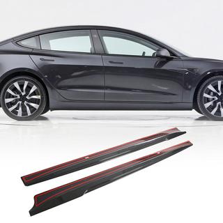 Sidoskirts V1 (2017-2023, Carbon) Tesla Model 3 2017– foto 1
